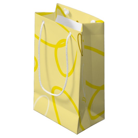 Schmetterlingsmuster Kleine Geschenktüte (Vorderseite Schrägansicht)