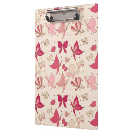 Schmetterlingsmuster Klemmbrett (Links)
