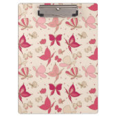 Schmetterlingsmuster Klemmbrett (Vorderseite)