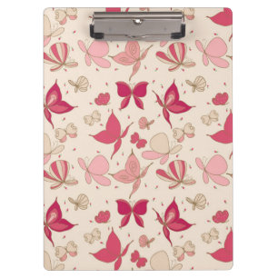 Schmetterlingsmuster Klemmbrett