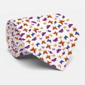 Schmetterlingsmuster Krawatte (Gerollt)
