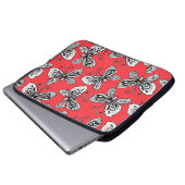 Schmetterlingsmuster Laptopschutzhülle (Vorne Knopf)