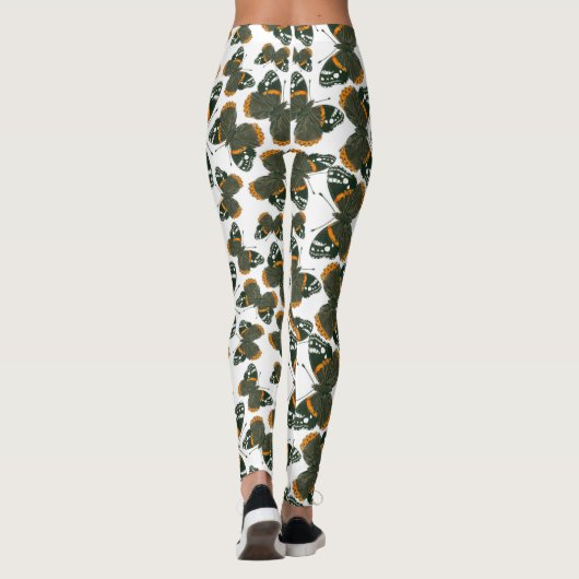 Schmetterlingsmuster Leggings (Rückseite)