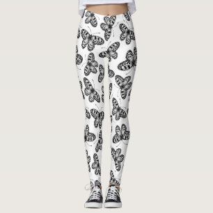 Schmetterlingsmuster Leggings
