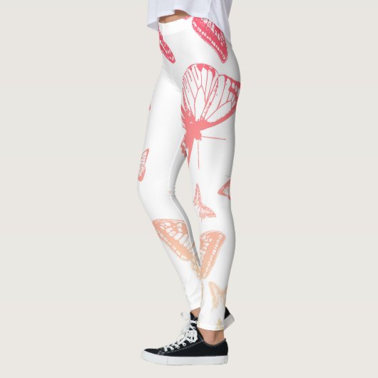 Schmetterlingsmuster Leggings (Links)
