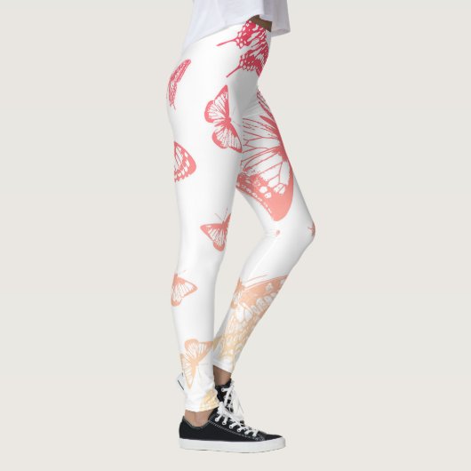 Schmetterlingsmuster Leggings (Rechts)