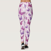 Schmetterlingsmuster Leggings (Rückseite)