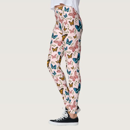 Schmetterlingsmuster Leggings (Links)