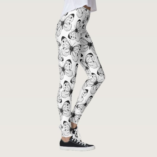 Schmetterlingsmuster Leggings (Rechts)