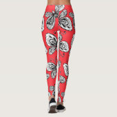Schmetterlingsmuster Leggings (Rückseite)
