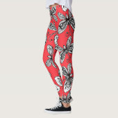 Schmetterlingsmuster Leggings (Links)