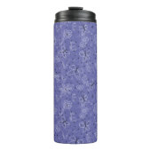 Schmetterlingsmuster LIEBE - nahtlos. Thermosbecher (Vorderseite)