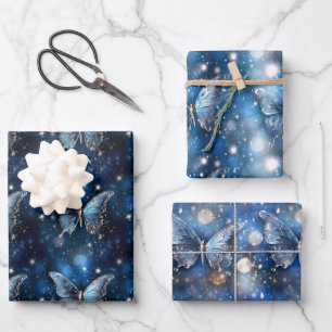 Schmetterlingsmuster magisch verzaubert nahtlos ch geschenkpapier set