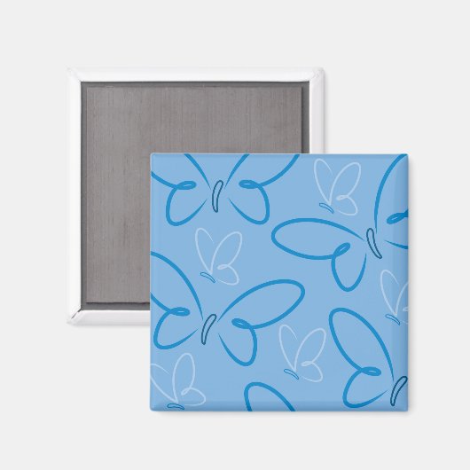 Schmetterlingsmuster Magnet (Vorderseite/Rückseite)