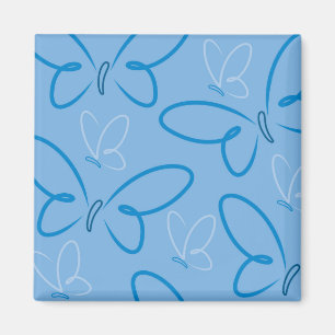 Schmetterlingsmuster Magnet