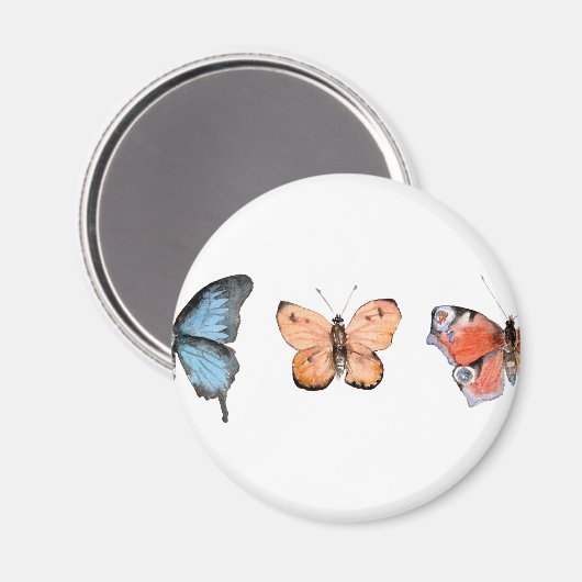Schmetterlingsmuster Magnet (Vorderseite/Rückseite)