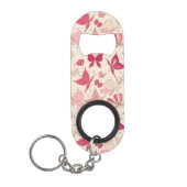 Schmetterlingsmuster Mini Flaschenöffner (Vorderseite)