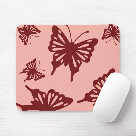Schmetterlingsmuster Mousepad (Mit Mouse)