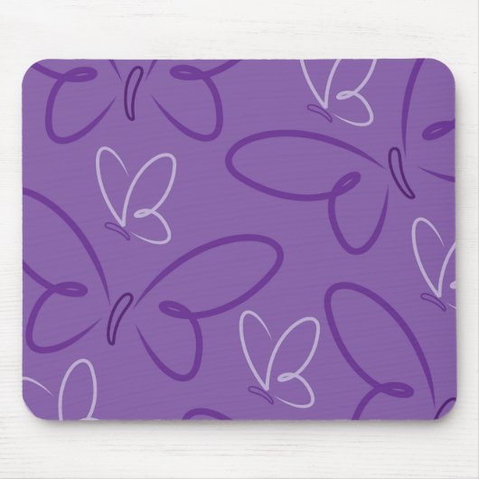 Schmetterlingsmuster Mousepad (Vorne)