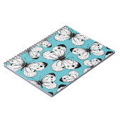 Schmetterlingsmuster Notizblock (Linke Seite)