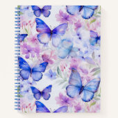 Schmetterlingsmuster Notizblock (Vorderseite)