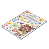 Schmetterlingsmuster Notizblock (Linke Seite)