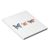 Schmetterlingsmuster Notizblock (angewinkelt)