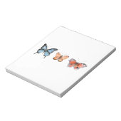 Schmetterlingsmuster Notizblock (Rotiert)