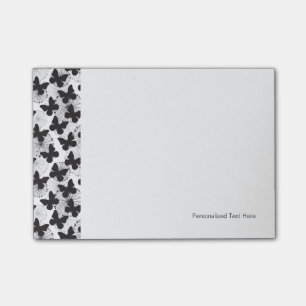 Schmetterlingsmuster Post-it Klebezettel