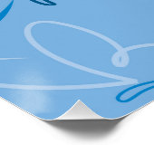Schmetterlingsmuster Poster (Ecke)