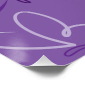 Schmetterlingsmuster Poster (Ecke)