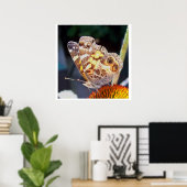 Schmetterlingsmuster Poster (Heimbüro)