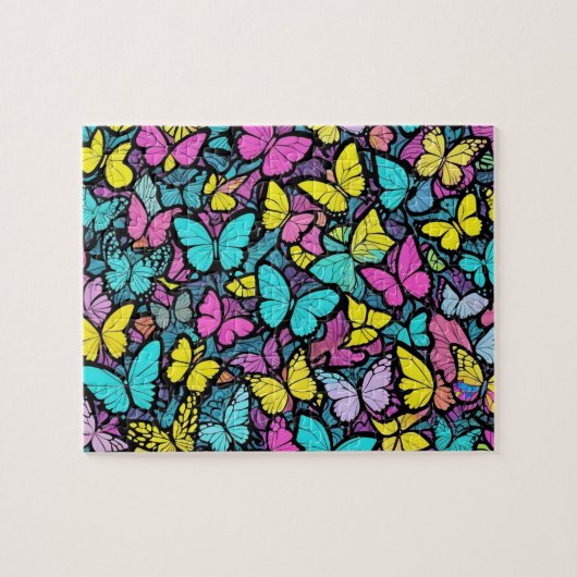 Schmetterlingsmuster Puzzle (Horizontal)
