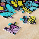 Schmetterlingsmuster Puzzle (Seite)