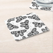 Schmetterlingsmuster Rechteckiger Pappuntersetzer (angewinkelt)