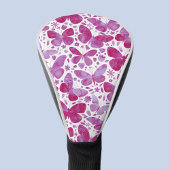 Schmetterlingsmuster Rosa Farbe Golf Headcover