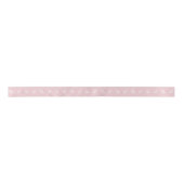 Schmetterlingsmuster Rosa Satinband (Vorderseite)