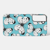 Schmetterlingsmuster Samsung Galaxy Hülle (Rückseite (Horizontal))