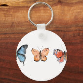Schmetterlingsmuster Schlüsselanhänger (Vorderseite)