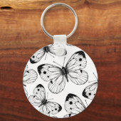 Schmetterlingsmuster Schlüsselanhänger (Vorderseite)