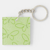 Schmetterlingsmuster Schlüsselanhänger (Rückseite)