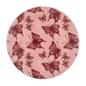 Schmetterlingsmuster Schneidebrett (Vorderseite)