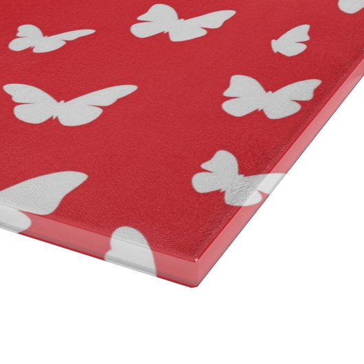 Schmetterlingsmuster Schneidebrett (Ecke)