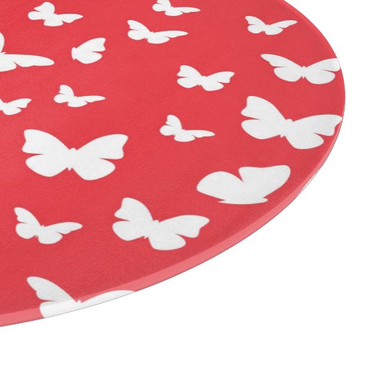 Schmetterlingsmuster Schneidebrett (Ecke)