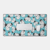 Schmetterlingsmuster Schreibtischunterlage (Tastatur & Maus)