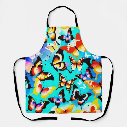Schmetterlingsmuster Schürze (Vorderseite)