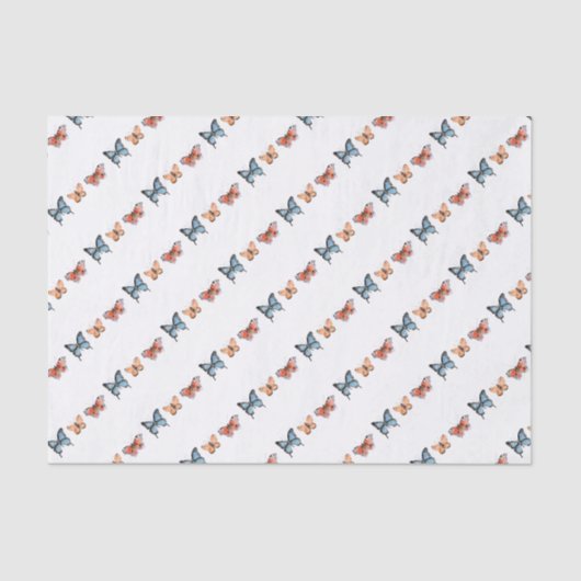 Schmetterlingsmuster Seidenpapier (Vorderseite)