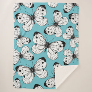 Schmetterlingsmuster Sherpadecke