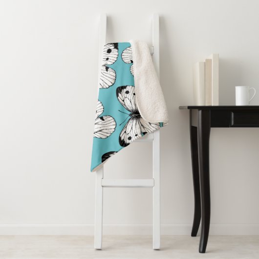 Schmetterlingsmuster Sherpadecke (Beispiel)