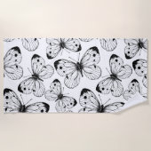 Schmetterlingsmuster Strandtuch (Vorderseite)